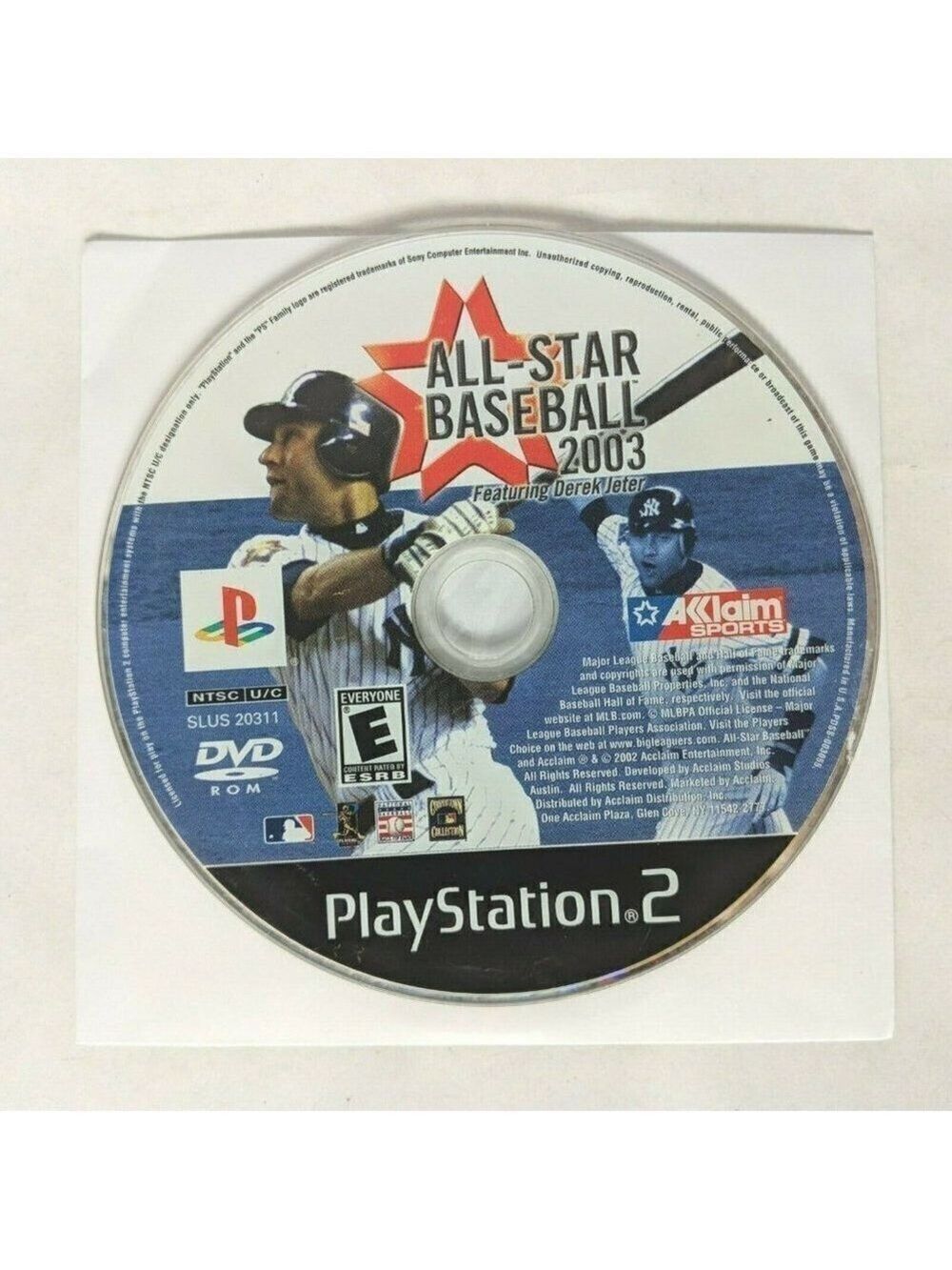 Sony PlayStation 2 All Star Baseball 2003 Game